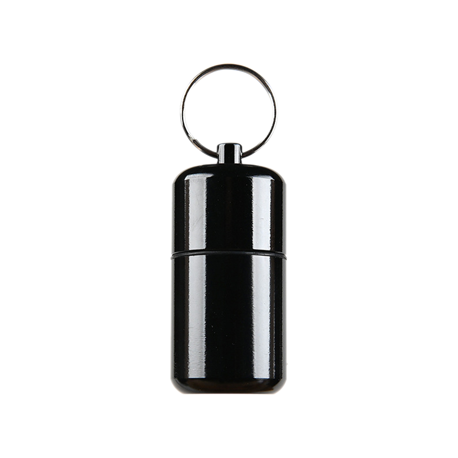 Sioweci Pill Keychain Water-proof Rust Resistance Widely Use Small Pocket Pill Box Keychain for Outdoor